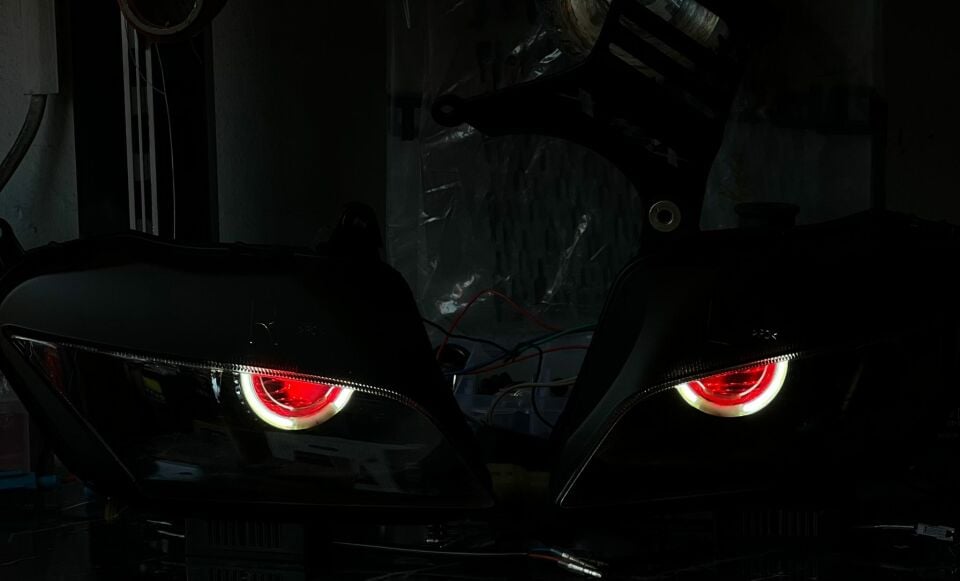 Honda Cbr 600rr 2007-12 Angel Eyes Ön Far