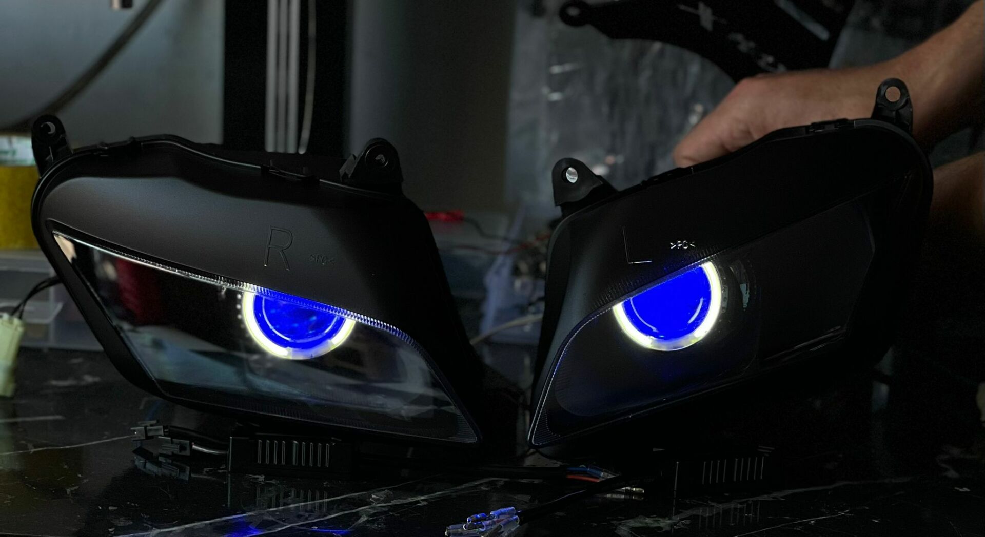 Honda Cbr 600rr 2007-12 Angel Eyes Ön Far