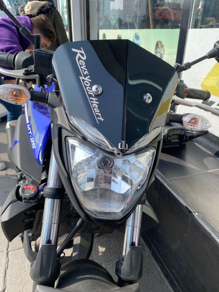 Yamaha Mt-25 Renkli Spor Ön Cam 2014-18