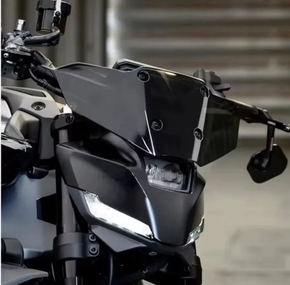Yamaha Mt-07 2025-26 Siyah Spor Ön Cam