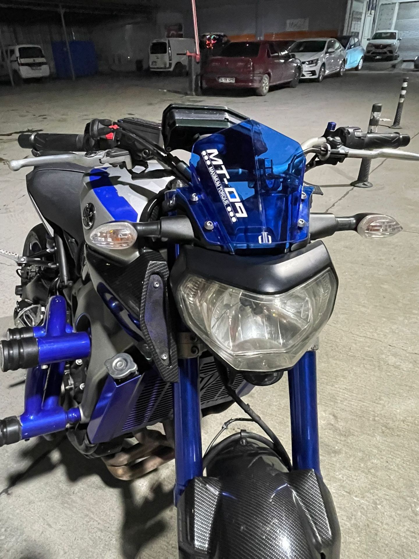 Yamaha Mt-09 2014-16 Renkli Ön Cam