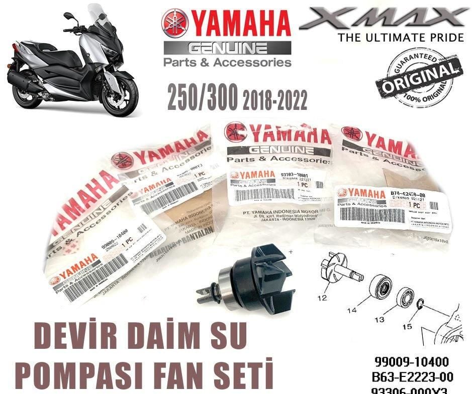 Xmax 250-300 Orijinal 2018-24 Devirdaim Su Pompa Fan Seti