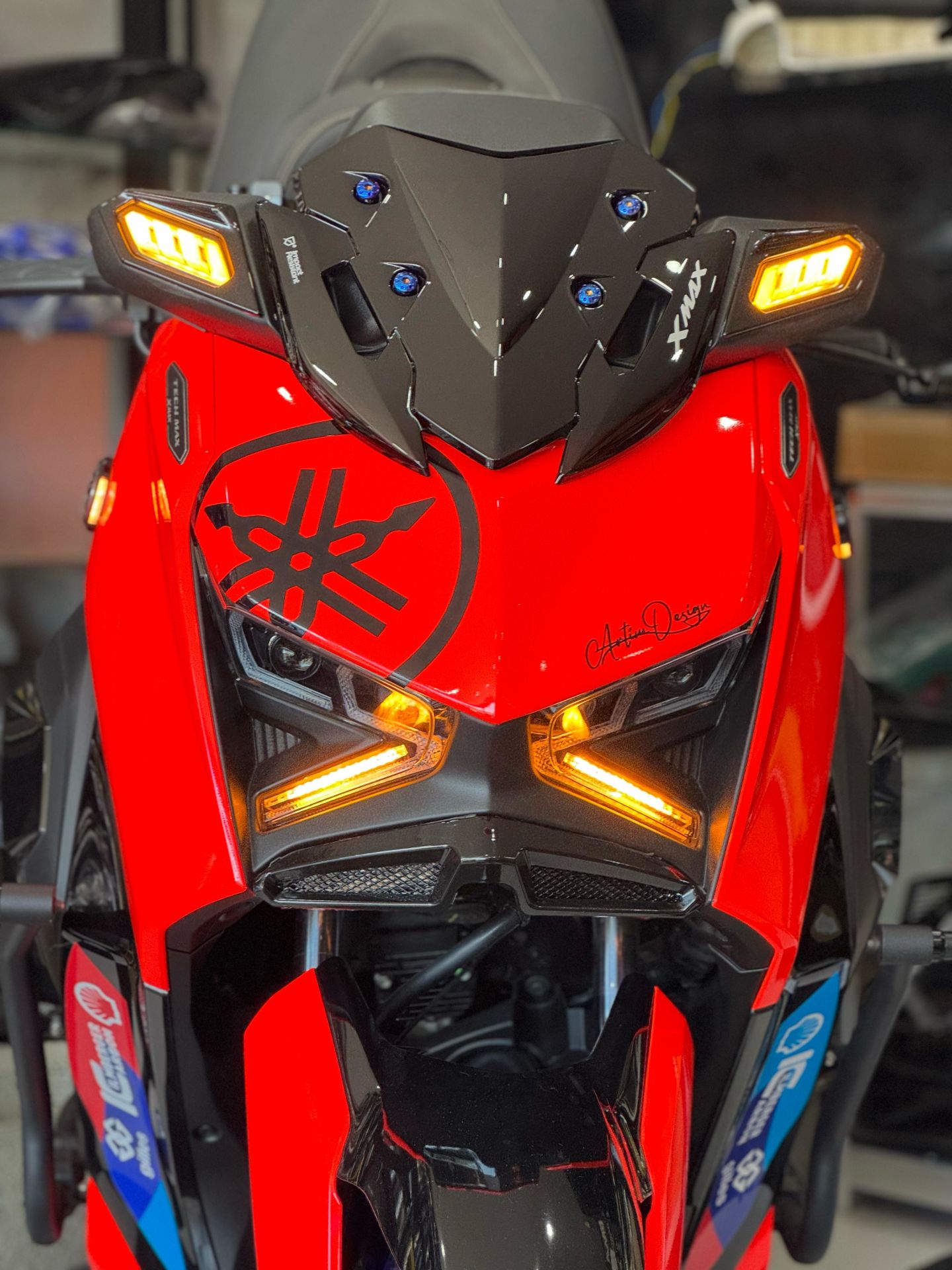 Xmax 250 2024 Nemo Sonic Füme Spor Cam