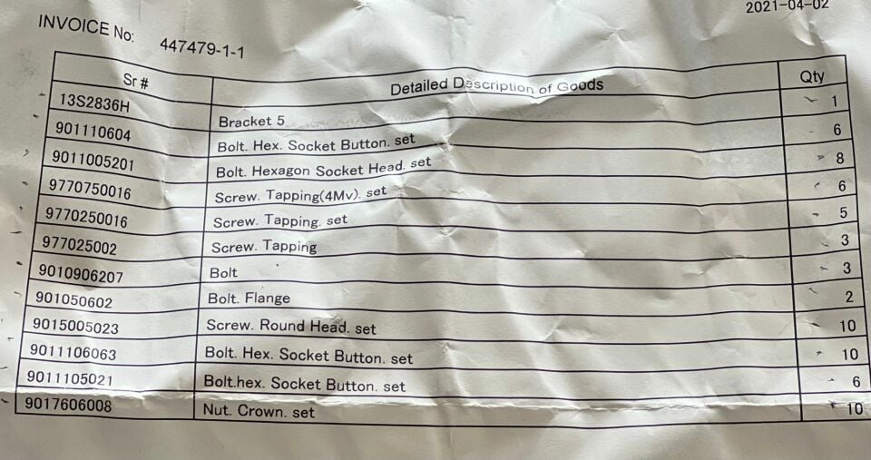 Yamaha Yzf R6 R1 Orijinal Vida Seti