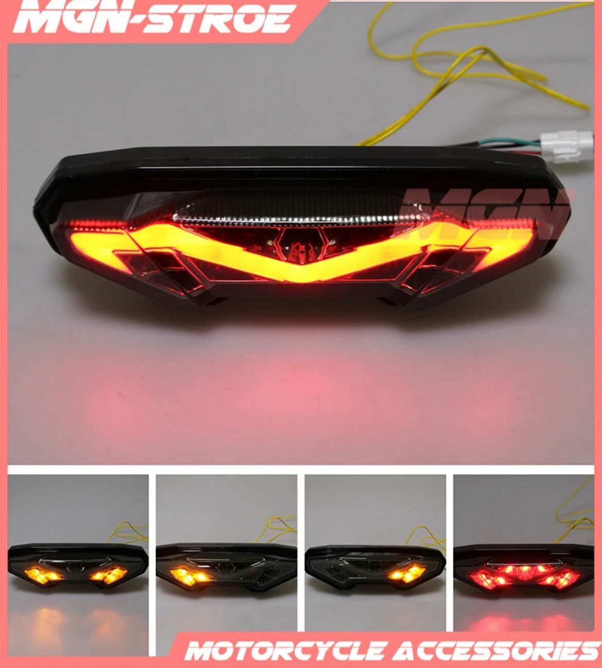 Yamaha Mt-09 2014-16 Sinyalli Ledli Stop