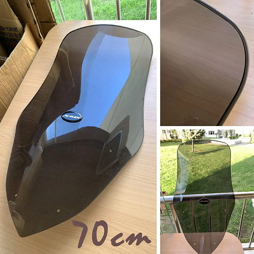 Xmax 250-300 2018-23 İthal Füme Tur Camı 70 Cm