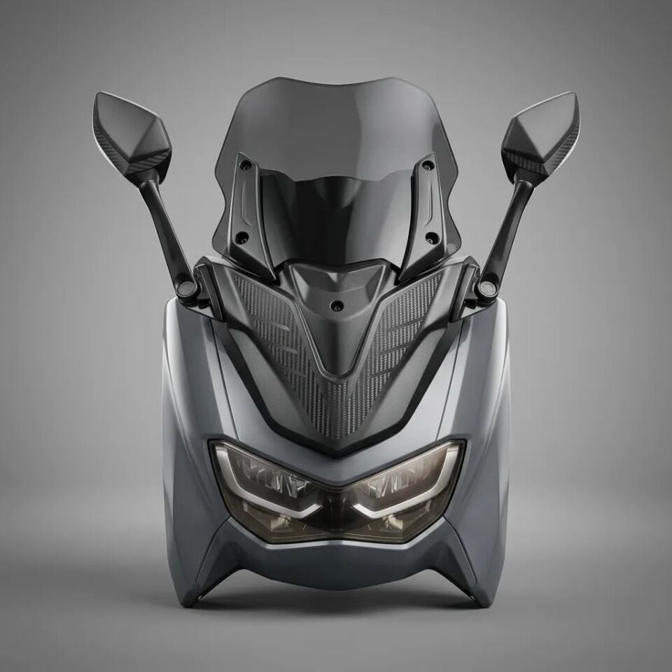 Nmax 125-155 2021-24 New Spoiler Ayna Seti Model 3