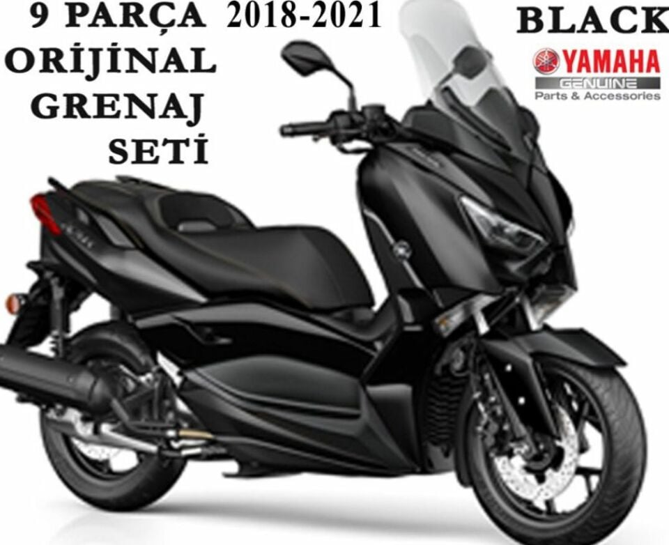 Xmax 250-300 2018-23 Mat Siyah Grenaj Seti 9 Parça