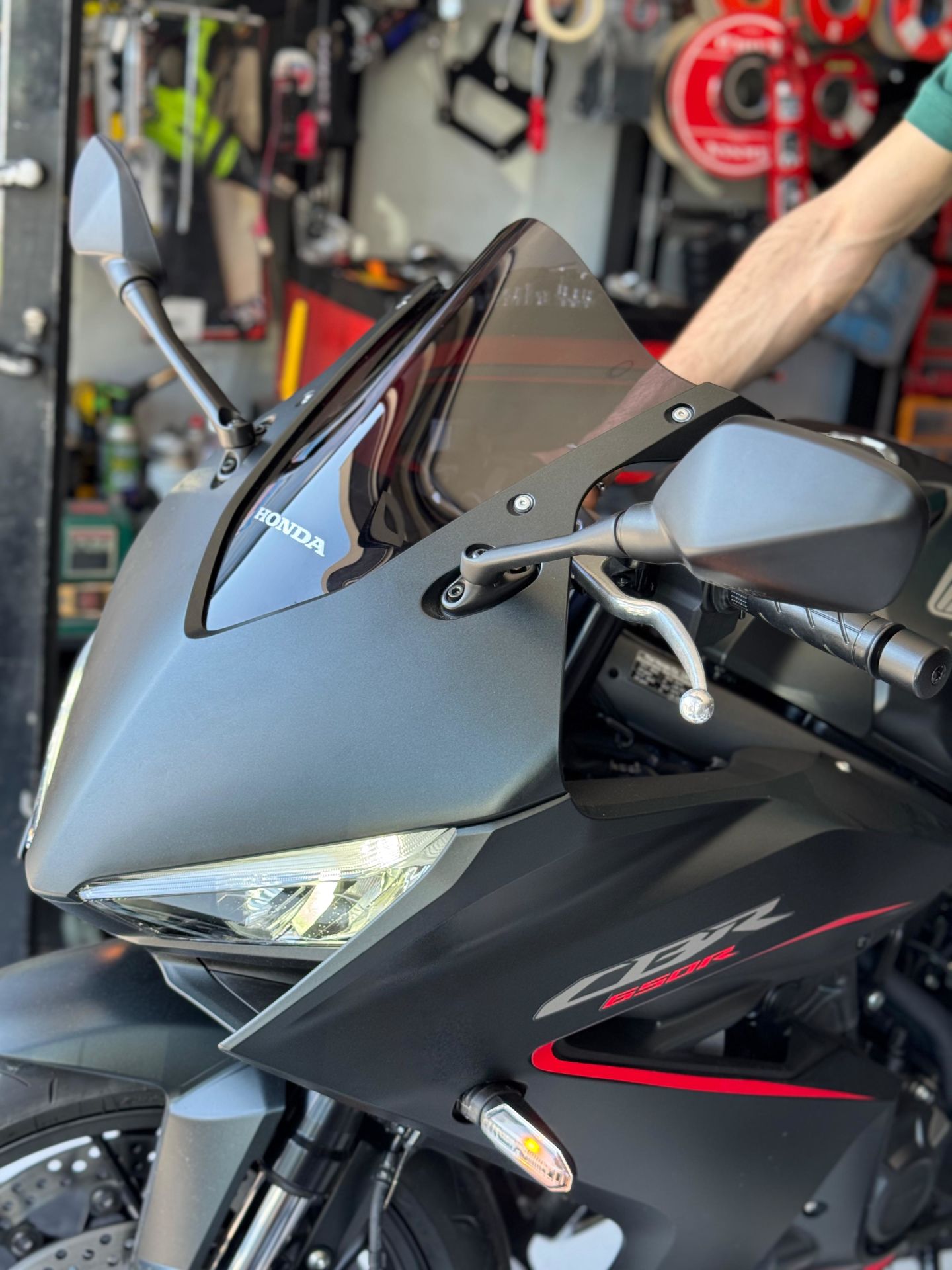 Honda Cbr 650R 2025-26 Double Füme Spor Ön Cam