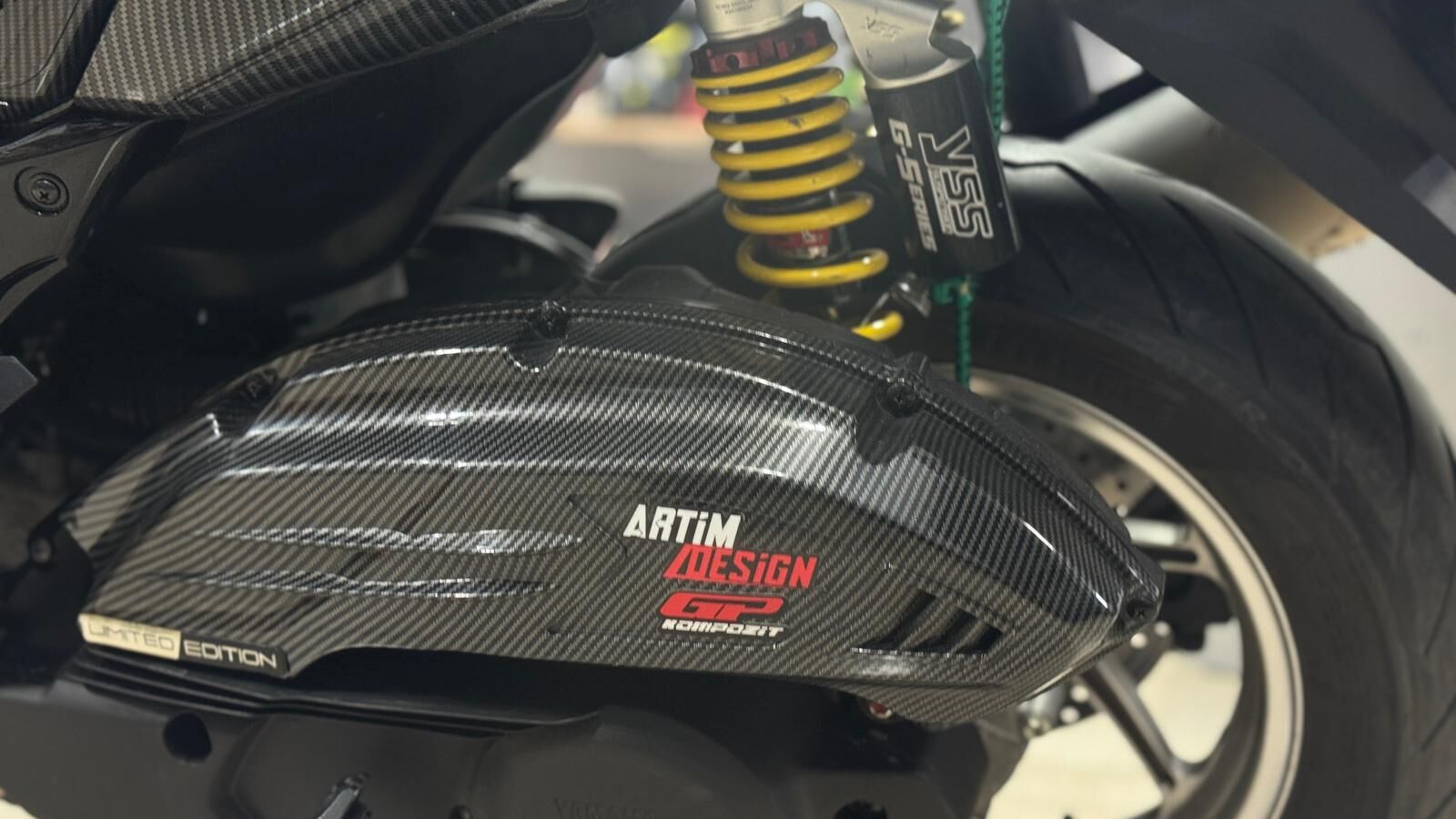 Nmax 125-155 2021-24 Hava Filtre  Karbon Kapak