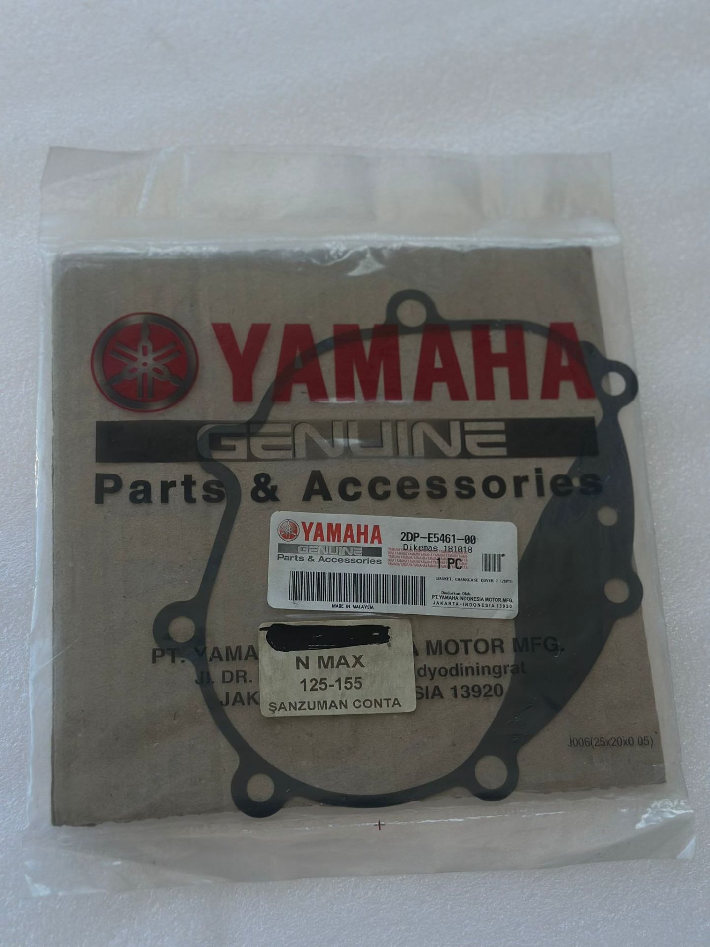 Nmax 155 2015-20 Krank Kapak Contası 2DPE546100