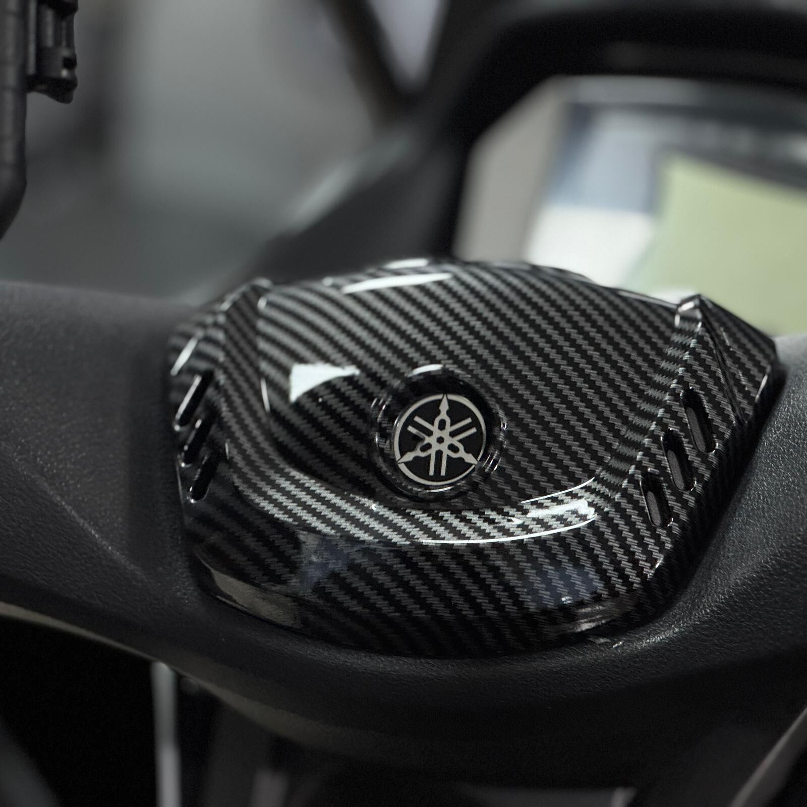 Nmax 125-155 2021-24 Direksiyon Üstü Karbon Kapak