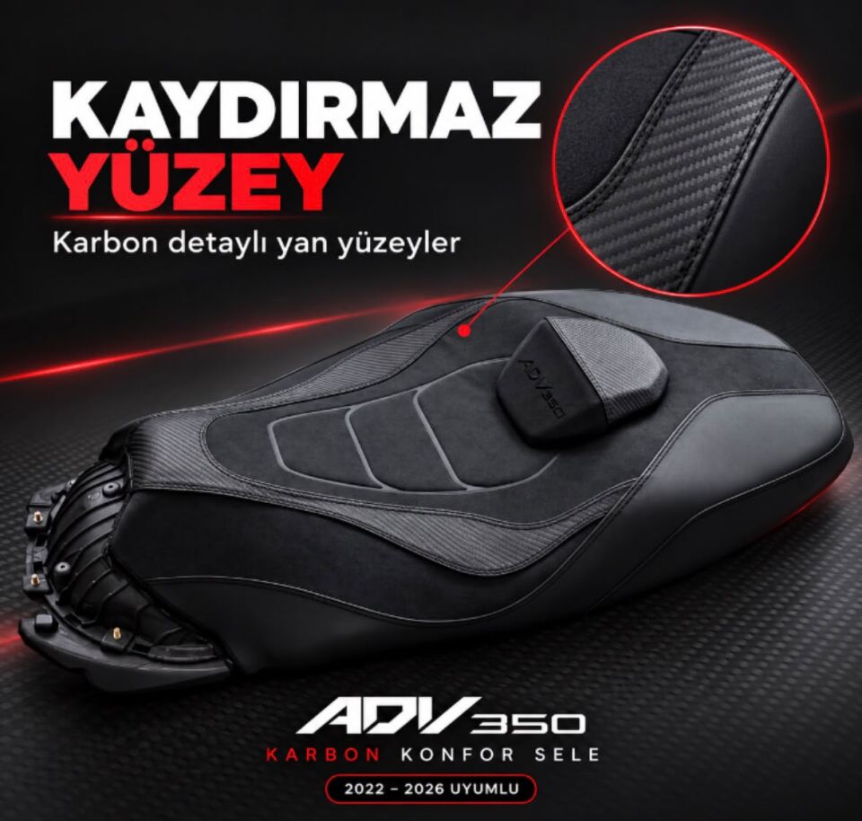 Honda Adv 350 Karbon Konfor Sele