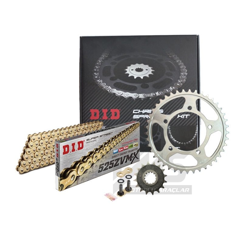 Mt-07 Tracer 700 2014-24 Did Dişli Seti Gold Zvmx