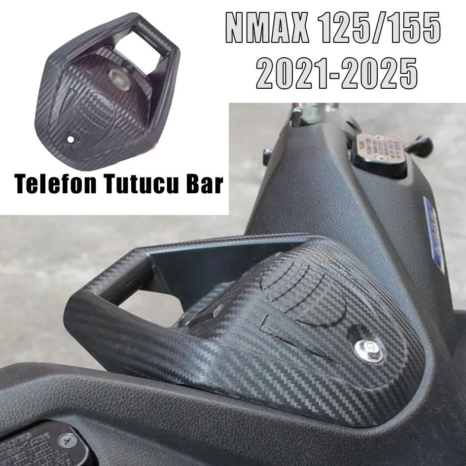 Nmax 125/155 2021-24 Telefon Kamera Tutucu Bar Karbon