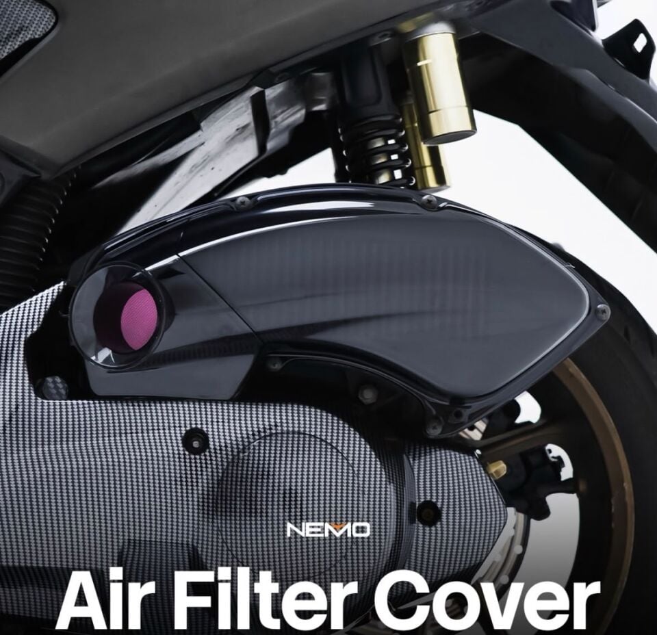 Nmax 125-155 2015-20 Veloscope Şeffaf Füme Hava Filtre Kapağı