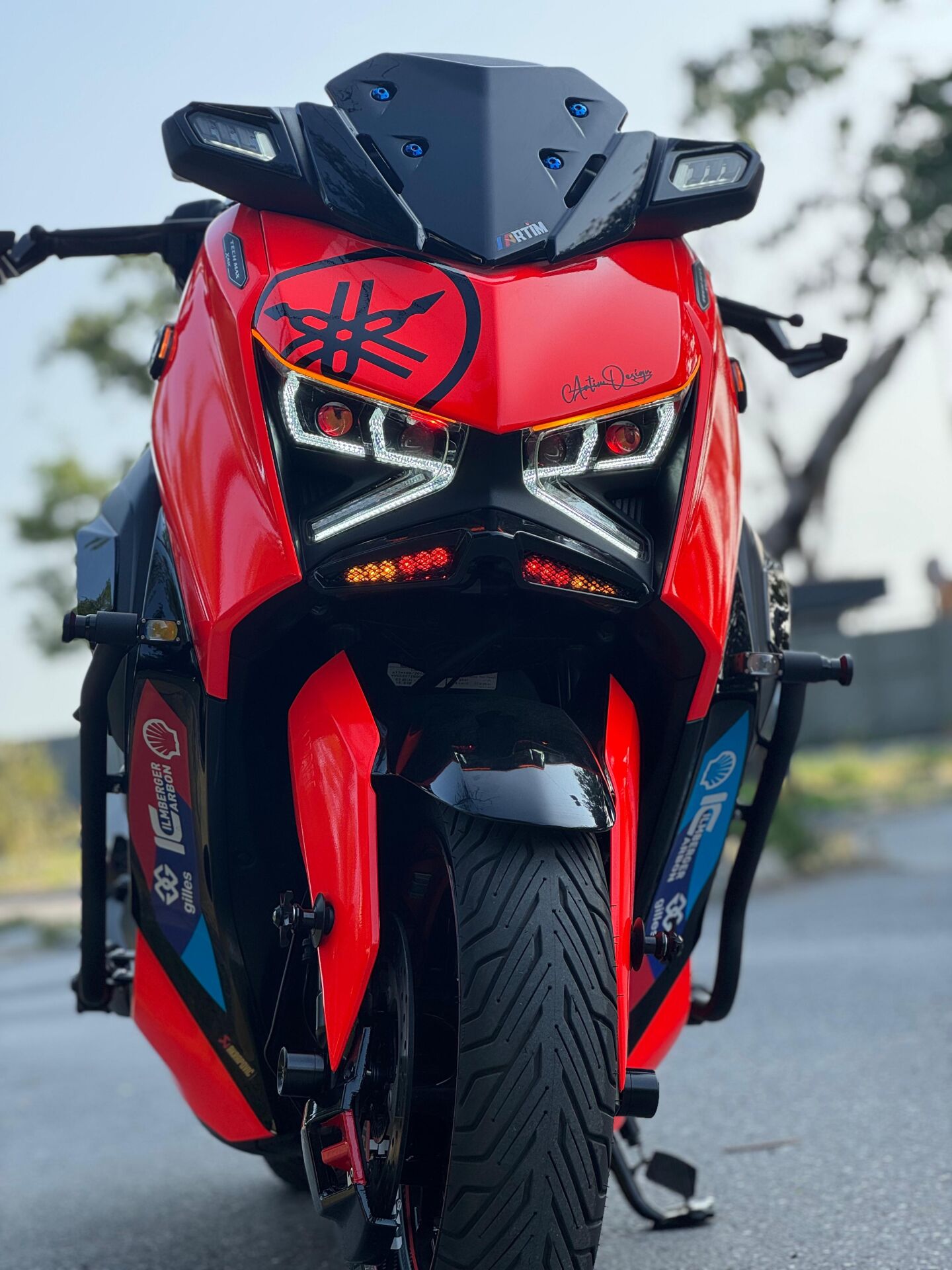 Xmax 250-300 2024-26 Basamaklı Spor Koruma Demiri Seti