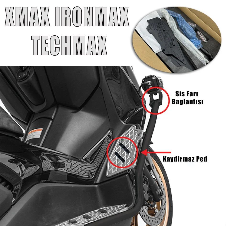 Xmax 250-300 Basamak Ve Sis Bağlantılı Spor Koruma Demiri