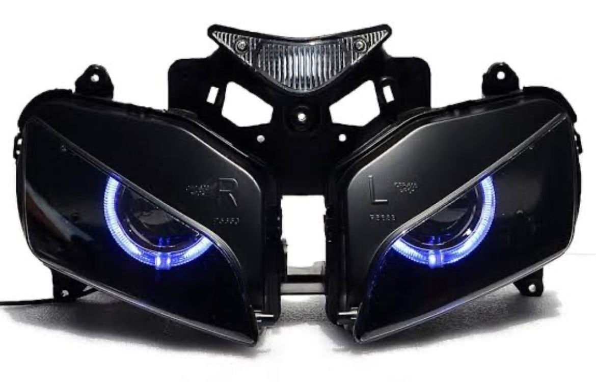 Honda Cbr 1000RR 2004-07 Angel Eyes Blue Ön Far
