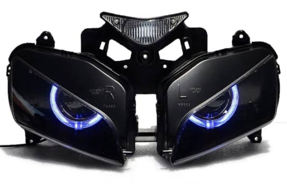 Honda Cbr 1000RR 2004-07 Angel Eyes Blue Ön Far