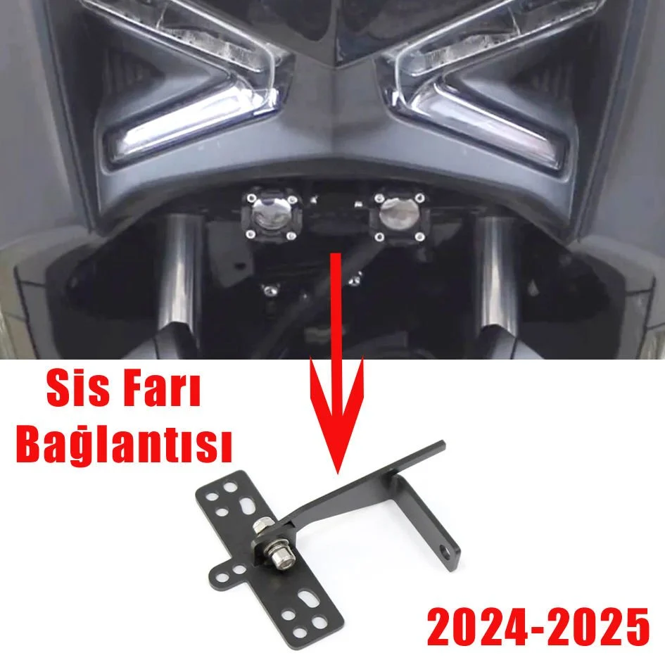 Xmax Tech-Max 250/300 2024-25 Sis Farı Bağlantı Aparatı