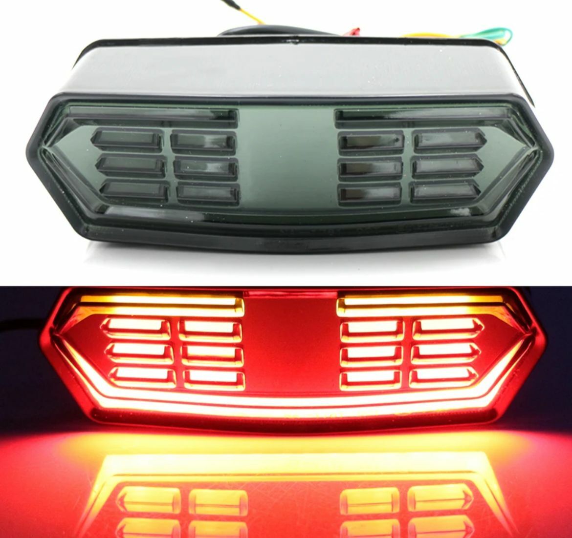 Honda Cb 650F-Cbr 650F Mustang Arka Ledli Stop