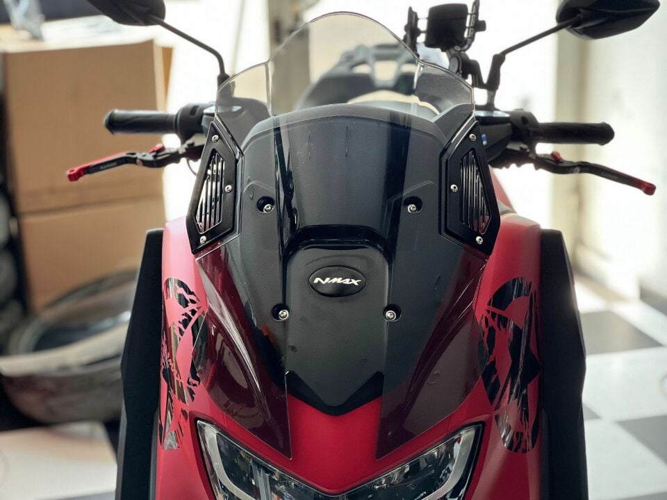 Nmax 125-155 2021-24 Razzo Füme Ön Cam