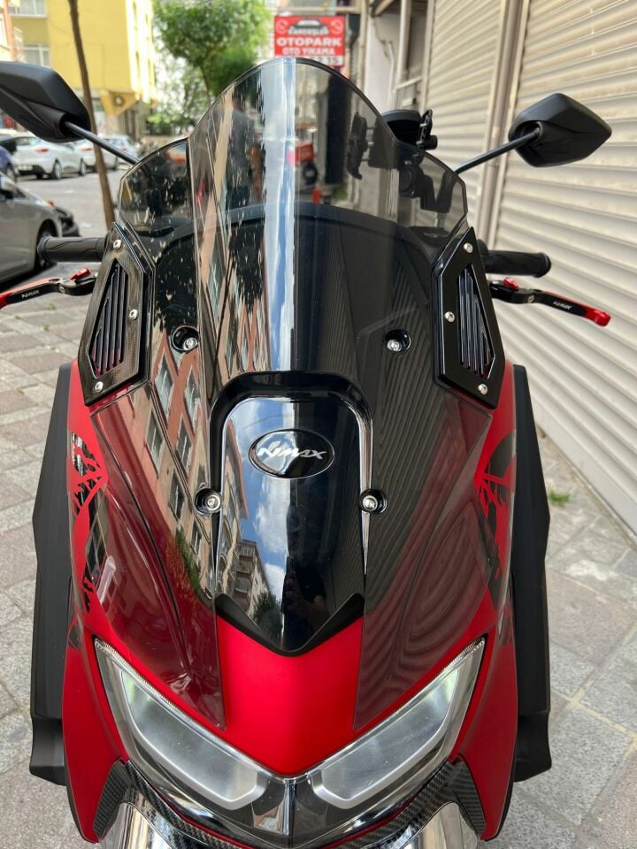 Nmax 125-155 2021-24 Razzo Füme Ön Cam