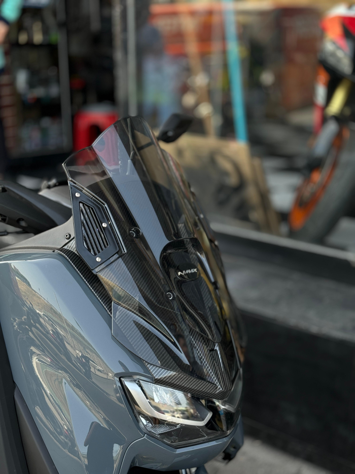 Nmax 125-155 2021-24 Razzo Füme Ön Cam