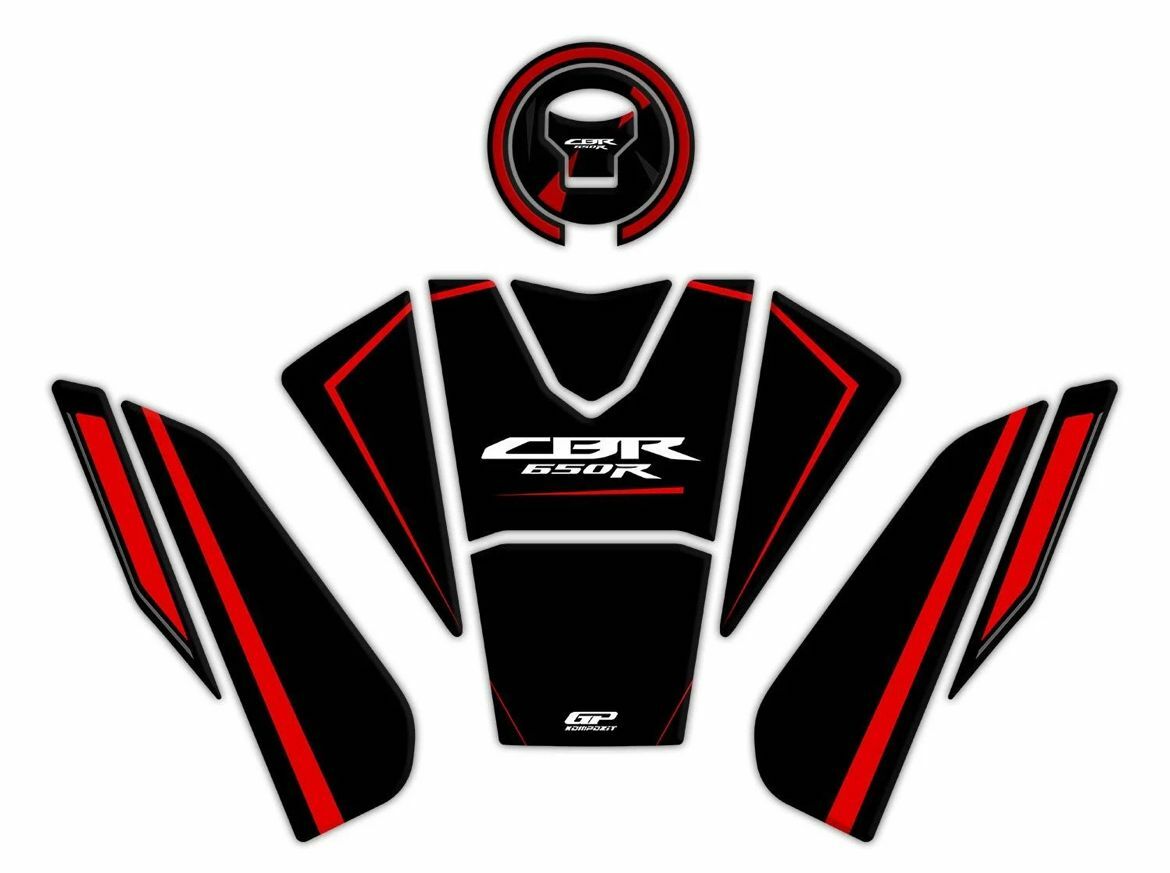 Honda Cbr 650R 2019-2025 Uyumlu Tank Pad Seti