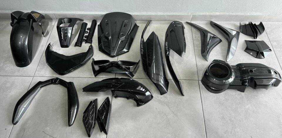 Nmax 125-155 2021-24 Komple Karbon Grenaj Seti 14 Parça