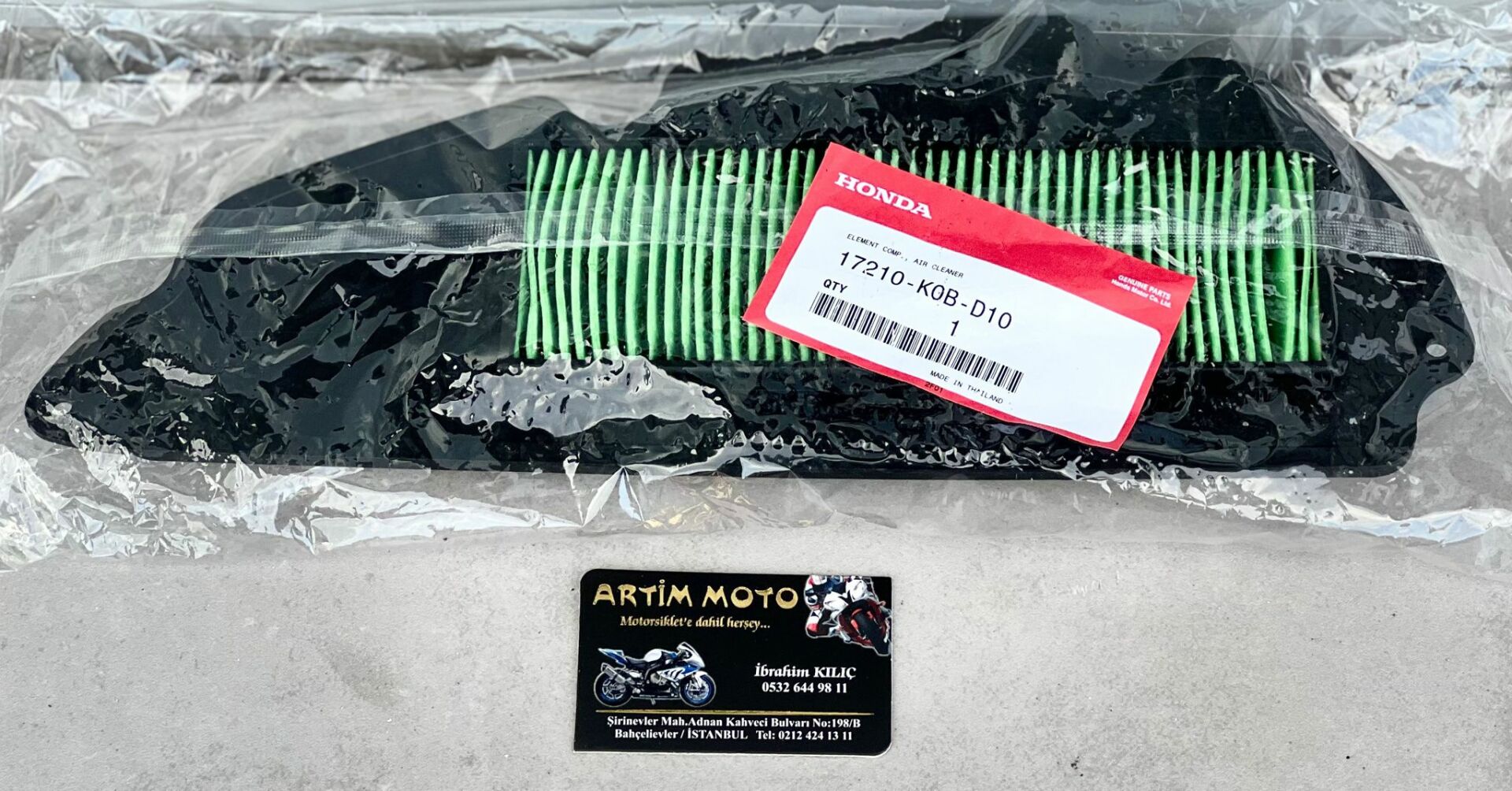 Orijinal Honda Forza 250 2018-2020 Hava Filtresi 17210-K0B-D10