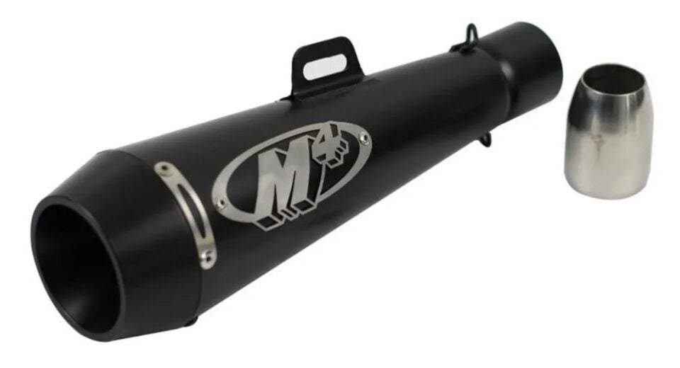 Üniversal M4 Tüp Egzoz Siyah 51MM