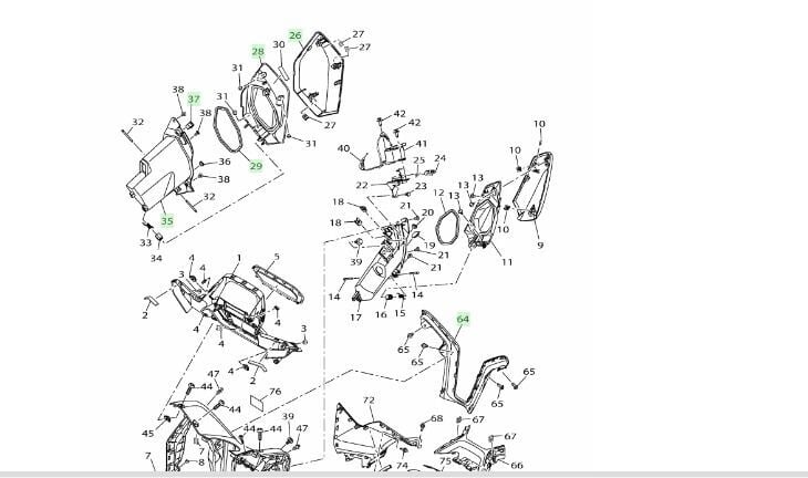 Tech-Max 2024 Sağ Torpido Full Kapak Seti