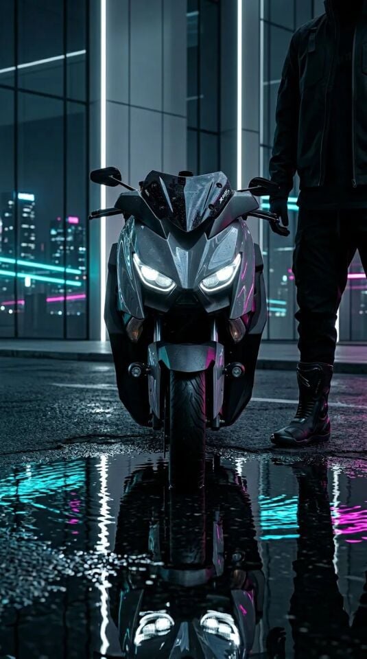 Orijinal Xmax 250-300 2018-23  Kısa Spor Ön Cam B74F83J0000