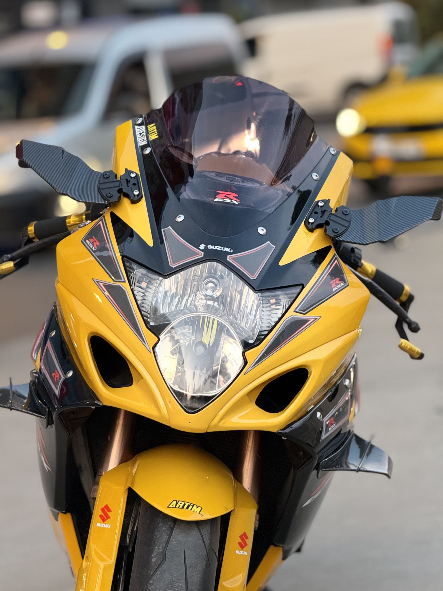 Üniversal Racing Model Karbon Kanat Ayna Seti