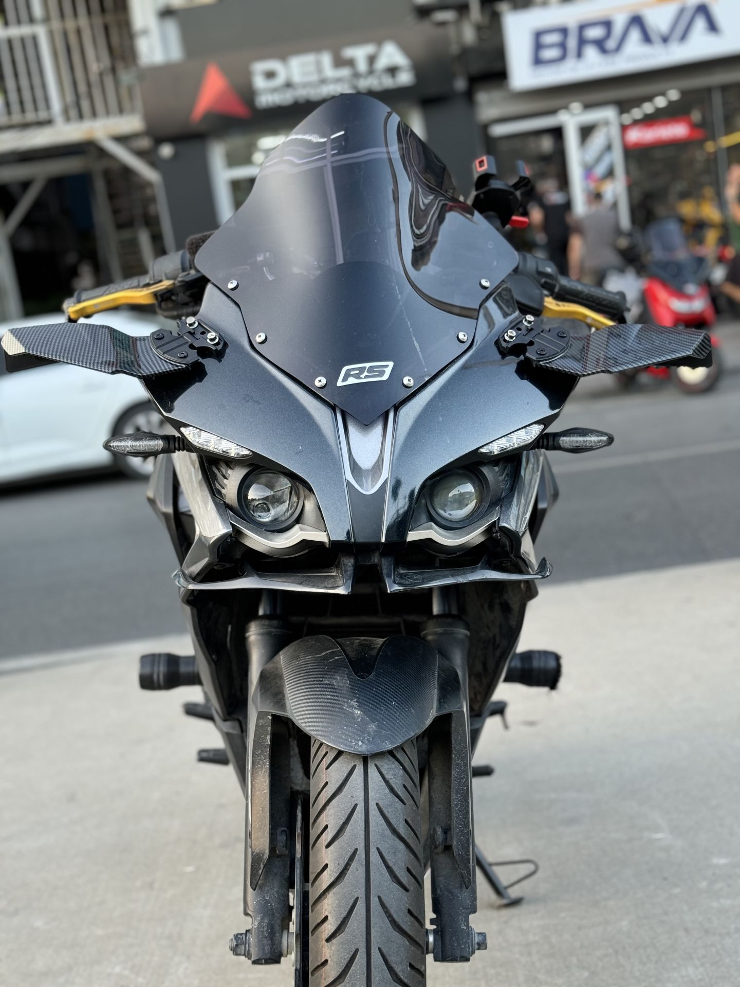 Pulsar Rs 200 Karbon Kanat Ayna Seti