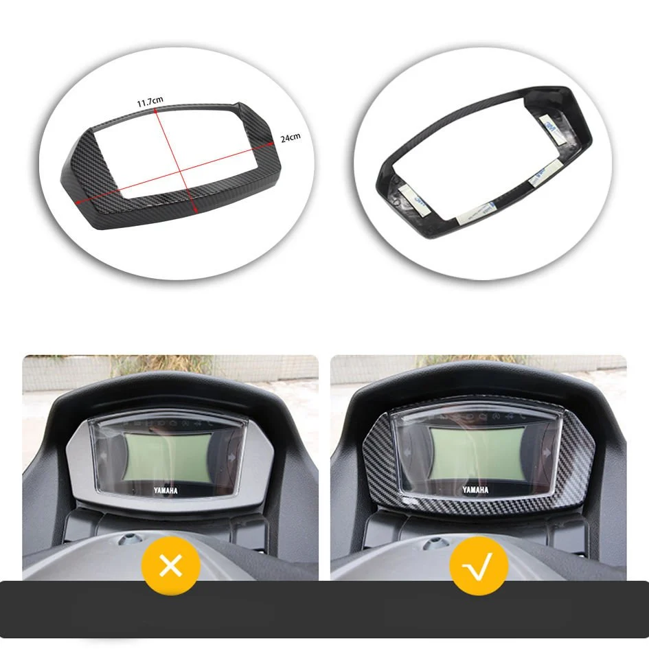 Nmax 125/155 2021-24 Gösterge  Aksesuar Karbon Kapak