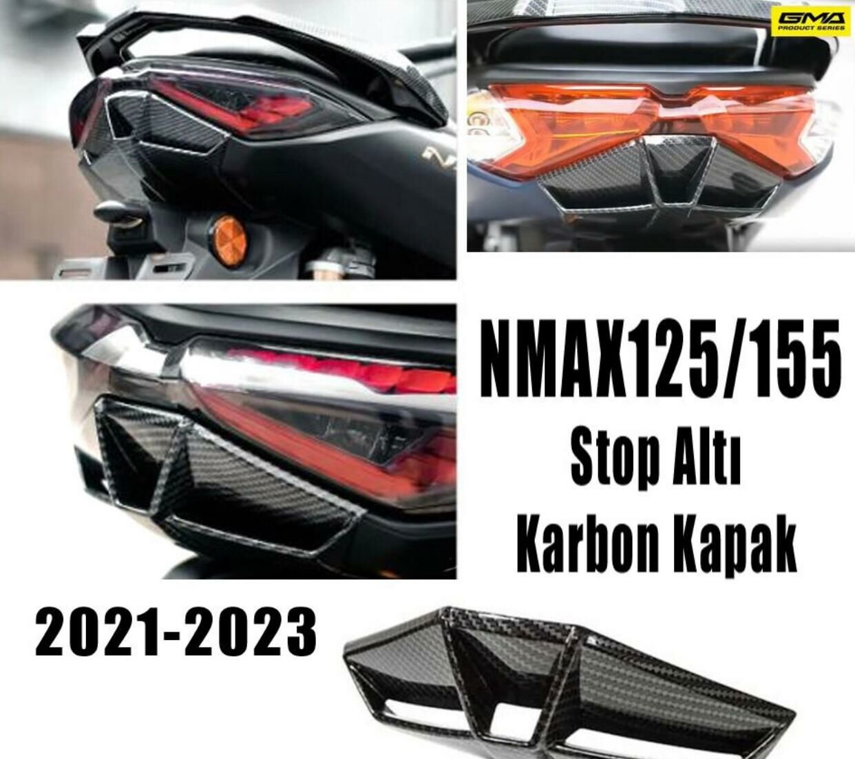 Nmax 125-155 2021-24 Stop Altı Karbon Kapak Diffuser