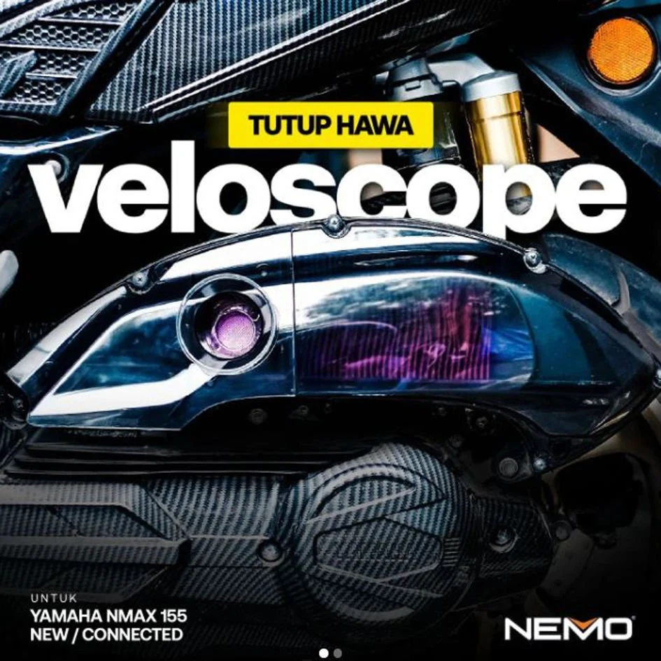 Nmax 125 155 2021-25 Veloscope Hava Filtre Kapak