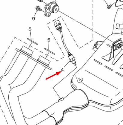 Mt-07 Egzoz Oksijen Sensörü 1WS8592A1000