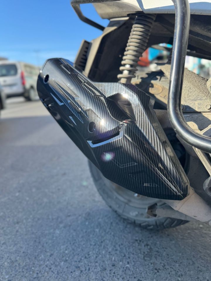 Honda Pcx 2021-24 Karbon Egzoz Modifiye Kapak Seti