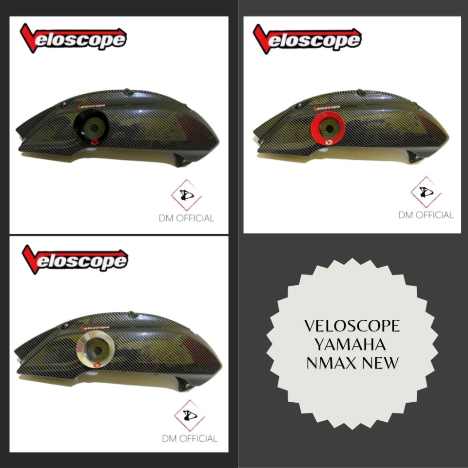 Nmax 125-155 2021-25 Veloscope Karbon Hava Filtre Kapak