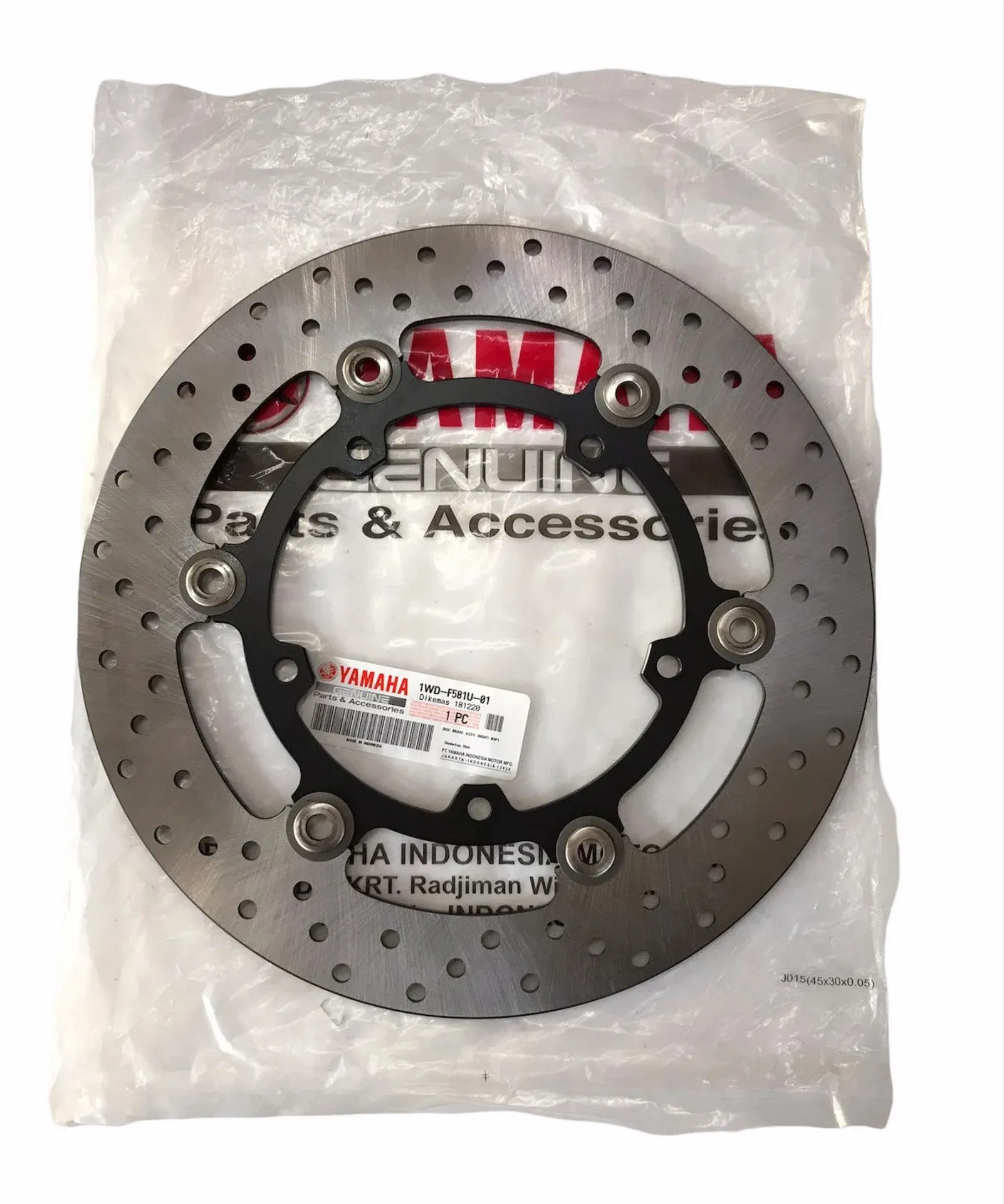 Yzf R25-Mt 25 2014-24 Orjinal Ön Fren Diski 1WDF581U0100