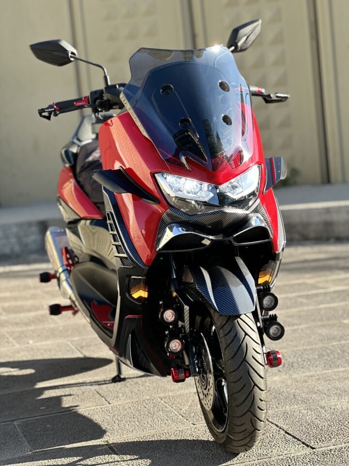 Nmax 125-155 2021-24 Patriot Füme Spor Ön Cam