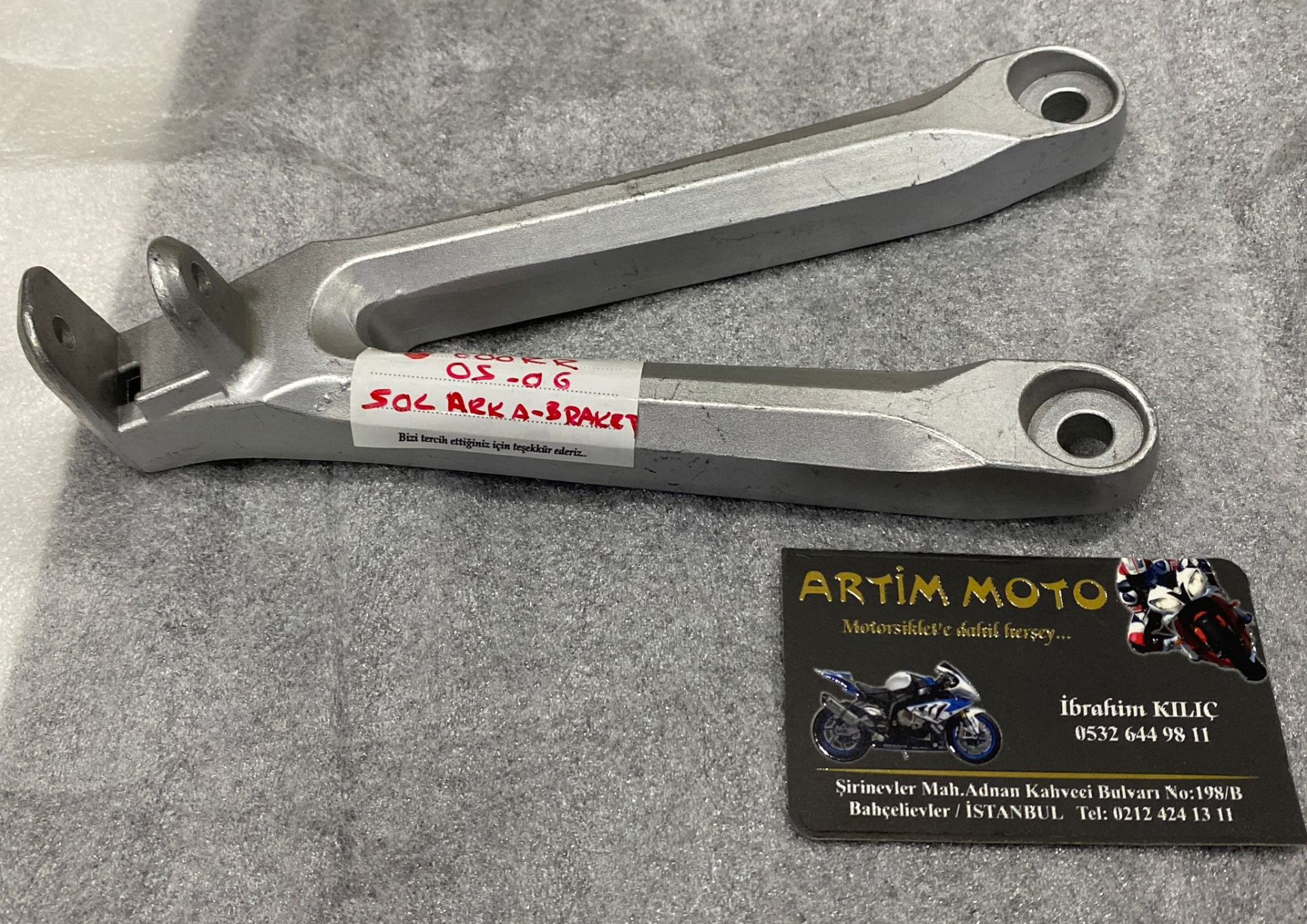 Honda Cbr 600RR 2005-06 Sol Arka Braket