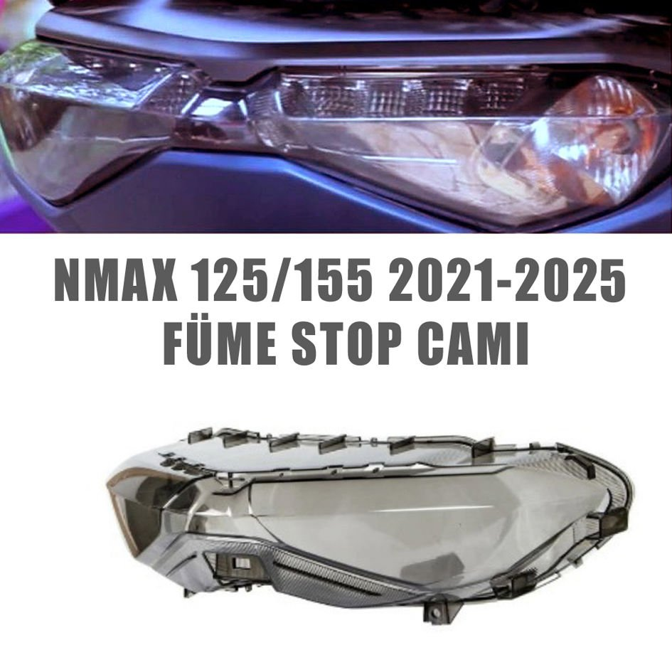 Nmax 125-155 2021-24 Stop Camı Füme