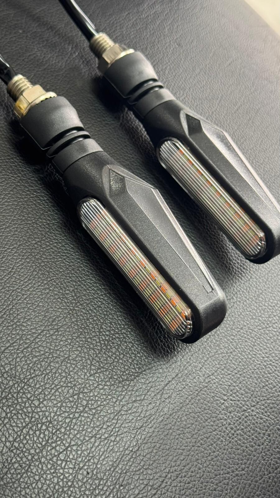 Üniversal Ön Gündüz Ledli Beyaz Turuncu Sinyal Seti