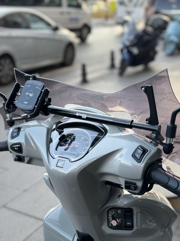 Honda Dio Telefon Tutacak Barı+Telefon Tutucu