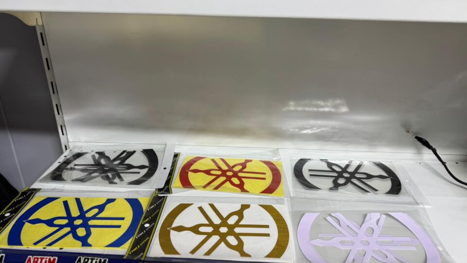Nmax Xmax Reflektif Yamaha Sticker Logo Seti